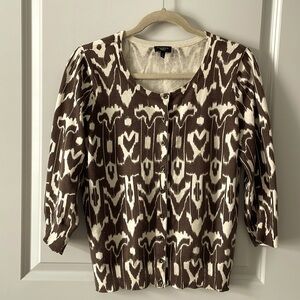 Talbots petite cotton cardigan, size MP, used